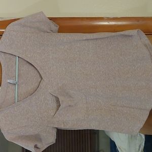 Z SUPPLY XS smoky pink tshirt